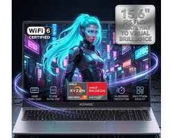 ACEMAGIC Laptop - 15.6 inch IPS - AMD Ryzen 7 7730U - 16 GB RAM - 512 GB SSD - Windows