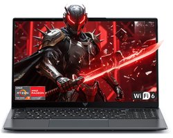 ACEMAGIC LX15 Pro 15.6 Zoll Gaming Laptop - AMD Ryzen 7 7730U(8C/16T,tot 4.5GHz) - 16GB RAM DDR4 512GB SSD - Windows 11 Pro-Type C - WIFI6 Notebook