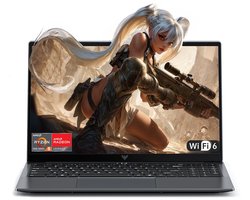 ACEMAGIC LX15Pro Gaming Laptop – 15,6 Zoll FHD Display - AMD Ryzen 5 7430U Prozessor - tot 4,3 GHz - 16 GB RAM DDR4 512 GB SSD - Grijs