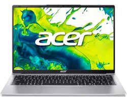 Acer Aspire Lite AL14-32P-32LE Intel Core 3 N355 Laptop 35,6 cm (14") WUXGA 8 GB DDR5-SDRAM 128 GB SSD Wi-Fi 6 (802.11ax) Windows 11 Home in S mode Zilver