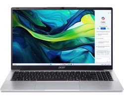 Acer Aspire Lite AL15-32P-C8HC Intel® Celeron® N N4500 Laptop 39,6 cm (15.6") Full HD 8 GB DDR4-SDRAM 128 GB SSD Wi-Fi 5 (802.11ac) Windows 11 Home in S mode US International Zilver