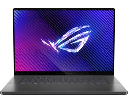 "ASUS ROG Zephyrus G16 GU605CR-QR102W - Laptop - 16"" WQXGA - OLED - Intel Core Ultra 9 285H - NVIDIA GeForce RTX 5070 Ti - 32 GB DDR5 - 1 TB SSD - Windows 11 Home - QWERTY - grijs"