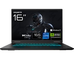GIGABYTE GAMING A16 CVHI3EE864SH - Gaming Laptop - 16 inch - RTX 5060 - Core i7 - 16 inch - 165 Hz