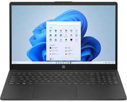 HP 15-fd0060na Intel® Core™ i3 i3-N305 Laptop 39,6 cm (15.6") Full HD 8 GB DDR4-SDRAM Wi-Fi 6 (802.11ax) Windows 11 Home - Zwart - UK