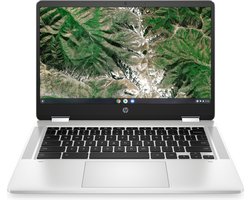 HP Chromebook x360 14a-ca0955nd Intel® Pentium® Silver N5030 35,6 cm (14") Touchscreen Full HD 8 GB LPDDR4-SDRAM 64 GB eMMC Wi-Fi 5 (802.11ac) ChromeOS Zilver