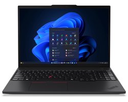 "Lenovo ThinkPad T16 Gen 4 (Intel) Intel Core Ultra 7 255U Laptop 40,6 cm (16"") WUXGA 32 GB DDR5-SDRAM 1 TB SSD Wi-Fi 6E (802.11ax) Windows 11 Pro Engels Zwart"