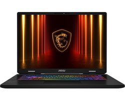 MSI Crosshair A17 HX D8WGKG-019NL - Gaming Laptop - Ryzen 9 - RTX 5070 - 32GB/2000GB - 17 inch - 240 Hz - Windows 11 Home