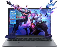 Ninkear 16 inch Gaming Laptop – Ryzen 7 8745HS – 32GB RAM – 2TB SSD – 2.5K 120Hz – 180° scharnier – Radeon 780M – Windows 11