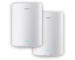 Acer Ovia T360 – Smart Home - Mesh WiFi – WiFi versterker- Dual-band - WiFi 7 – 3600 Mbps - 2-pack