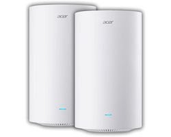 Acer Ovia T520 – Smart Home - Mesh WiFi – Wifi versterker - Tri-band - WiFi 7 – 5764 Mbps – 2-pack