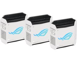 ASUS ROG Rapture GT6 - Gaming - Mesh Wifi - Tri-Band - AiMesh - 3-Pack - Wit - WiFi 6 - AX10000