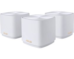 ASUS ZenWiFi XD4 Plus - Mesh Wifi - WiFi Versterker - Wit - 3-pack - Wandmontage