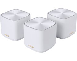 ASUS ZenWiFi XD5 - Mesh WiFi - WiFi Versterker - WiFi 6 - Dual-Band - Wit - 3-Pack