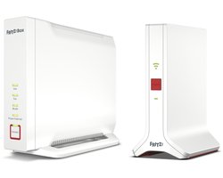 FRITZ!Mesh Set 4060 + 3000 AX - Mesh WiFi - WiFi Repeater- Tri-band - WiFi 6 - 6000Mbps - 2-pack
