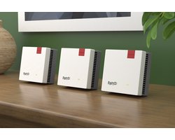 FRITZ!Mesh Wi-Fi Set 1700 - Mesh WiFi - WiFi Versterker - WiFi 7 - 3600 Mbps - 3-pack