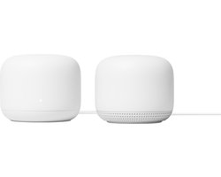 Google Nest WiFi Router en WiFi Punt - Mesh Wifi - Wit