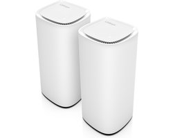 Linksys MBE7002 Velop Pro 7 - Mesh WiFi - WiFi Versterker - WiFi 7 - 11000 Mbps - 2-Pack - Wit