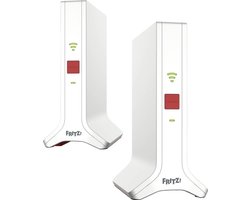 Mesh Wifi Set 4200 - 2x Repeater voor Volledige Dekking (3-5 Kamers) - Triband Wifi 6