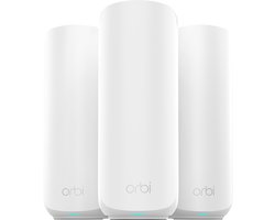 NETGEAR Orbi RBE373 - Mesh WiFi - WiFi Versterker - WiFi 7 - 3600 Mbps - Dual-Band - 3-Pack