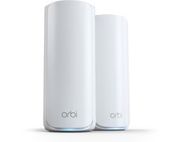 NETGEAR Orbi RBE772 - Mesh WiFi - WiFi Versterker - WiFi 7 - 11000 Mbps - Tri-Band - 2-Pack