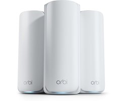 NETGEAR Orbi RBE773 - Mesh WiFi - WiFi Versterker - WiFi 7 - 11000 Mbps - Tri-Band - 3-Pack