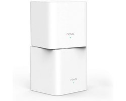 Tenda Nova Real Dual-Band Mesh WLAN Complete Solution, clear white