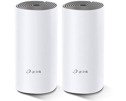 TP-Link AC1200 Multiroom Mesh Wifi System, up to 260 m² and 100+ devices, seamless roaming, 2 100 Mbps ports, parental control, works with all Deco models (Deco E4(2-pack))