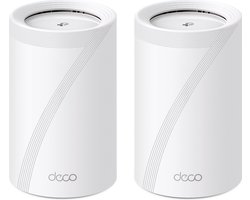 TP-Link Deco BE65 - Mesh WiFi - WiFi Versterker - Wifi 7 - 9300 Mbps - 2-Pack