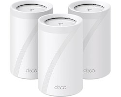 TP-Link Deco BE65 - Mesh WiFi - WiFi Versterker - WiFi 7 - 9300 Mbps - 3-Pack