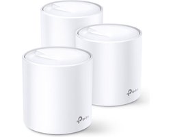 TP-Link Deco X20 - Mesh Wifi - WiFi Versterker - Wifi 6 - 1800 Mbps - 3-pack