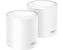 TP-Link Deco X50 - Mesh WiFi - WiFi Versterker - Wifi 6 - 3000 Mbps - 2-pack