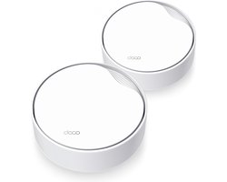 TP-Link Deco X50-PoE - Mesh WiFi - WiFi Versterker - WiFi 6 - Met PoE - 3000 Mbps - 2-pack