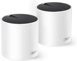 TP-Link Deco X55 - Mesh WiFi - WiFi Repeater - WiFi 6 - 3000 Mbps - 2-Pack