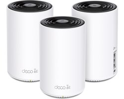 TP-Link Deco XE75 - Mesh WiFi - WiFi Versterker - Wifi 6E - 5400 Mbps - 3-Pack