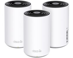 TP-Link Deco XE75 Pro - Mesh WiFi - WiFi Versterker - WiFi 6E - 5400 Mbps - 3-Pack