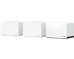 WiFi 6 AX3000 Mesh WLAN-set - 3-pack met dual-band router & repeater