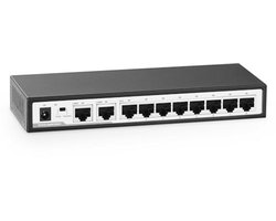 10-poorts Gigabit Ethernet switch - 100/1000Mbps, Plug and Play met Vlan ondersteuning