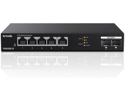 2.5Gbit Ethernet Switch met 5x 2.5G Poorten & 2x 10G SFP+ Poorten - Ongeheerste LAN Switch