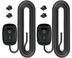 2pcs Paste Type Switch Car Push Button ON/OFF 12V-230V 10A Surface Mounted Switch Water Drop Shape DIY Auto Switch SPST Rocker Switch with 1m Cable