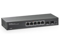 5-Poorts 2.5G Gigabit Netwerk Switch met Dubbele 10G SFP+ Slot