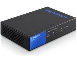 5-poorts Gigabit Ethernet Switch - Onbeheerd Netwerk Switch voor Thuis en Kantoor - Tafel- of Wandmontage, Plug and Play