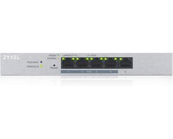 5-Poorts Gigabit PoE+ Switch met Webbeheer