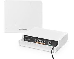 5-poorts outdoor Gigabit POE-schakelaar met 4 POE+ poorten 1000 Mbps