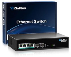 6-poorts 2.5 Gb PoE-switch met 4 PoE poorten en 10G Uplink voor NAS en WiFi6