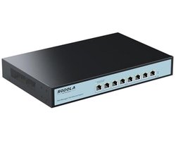 8-poorts 10Gb Easy Web Managed Switch met 8 x 10G RJ-45 poorten en 160Gbps bandbreedte