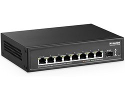 8-poorts 2.5G POE Managed Switch met 10G SFP+ slot
