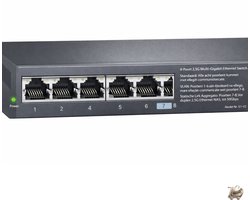 8-Poorts 2.5Gb Ethernet Switch - Onbeheerde Multi-Gig Switch - Fanless Netwerkhub - Ondersteunt VLAN en Static Link Aggregation - Gaming, NAS en PC - Plug & Play - Levenslange Bescherming