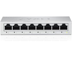 8-poorts Gigabit Ethernet Switch - Plug-and-Play Desktop en Wandmontage