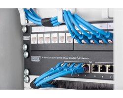 8-Poorts Gigabit PoE+ Switch 1000Mbps Unmanaged 10-Inch Netwerk Switch