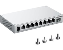 9-Poorts 2.5 Gigabit Ethernet Switch - Snelle Netwerkopbouw